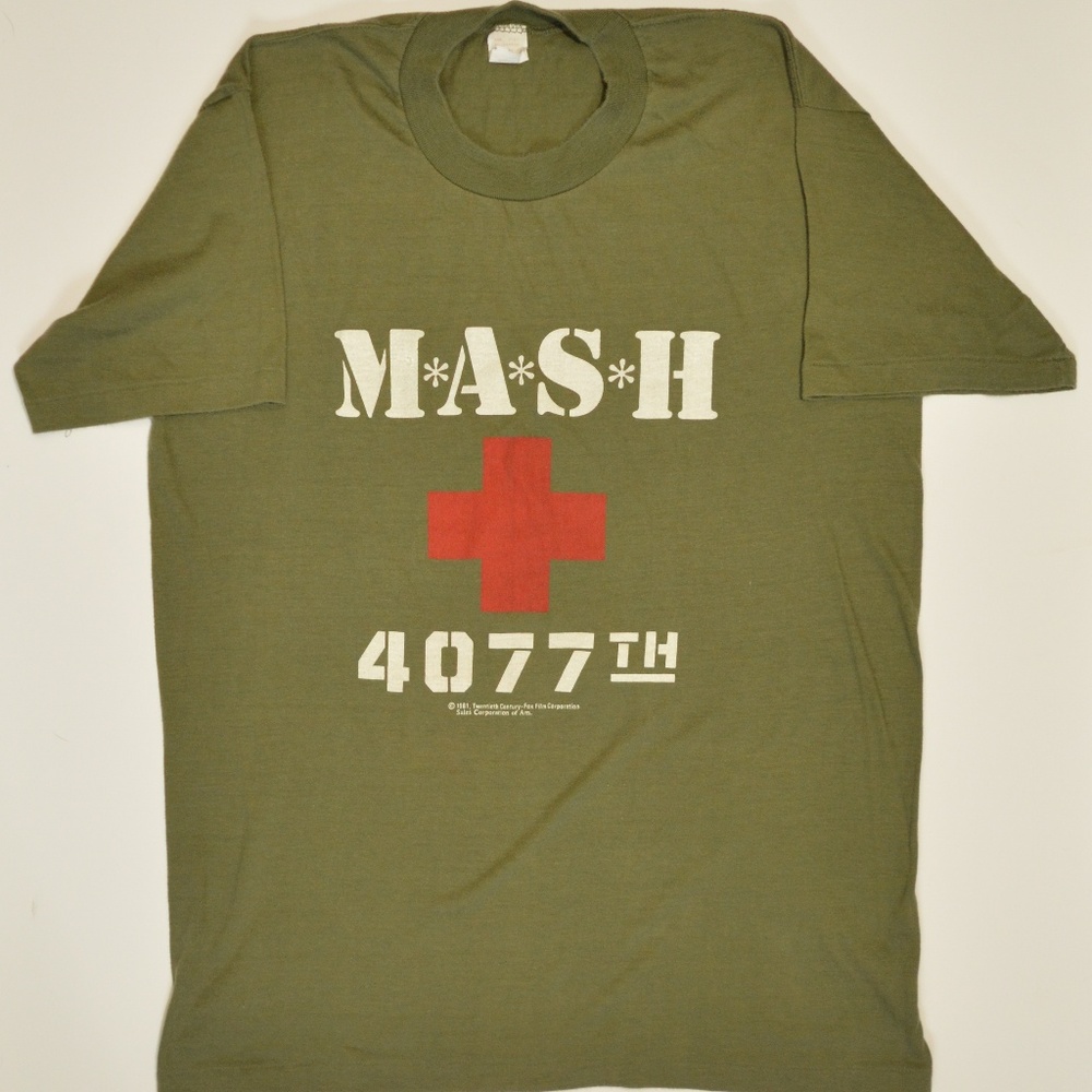 '81 Vintage M.A.S.H 4077th Original 1981 T-Shirt